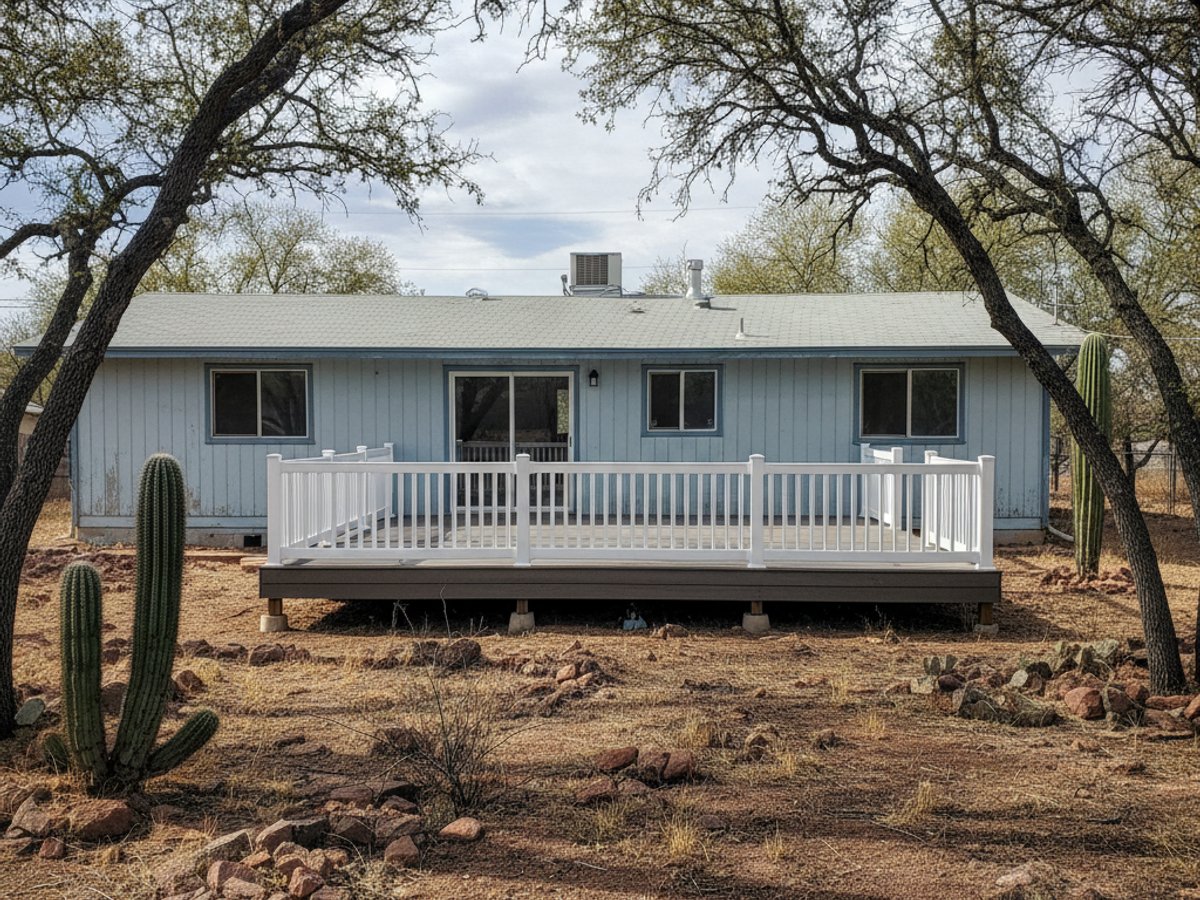 Deck Installation completed by Aim High Deck Co in Mesa, AZ