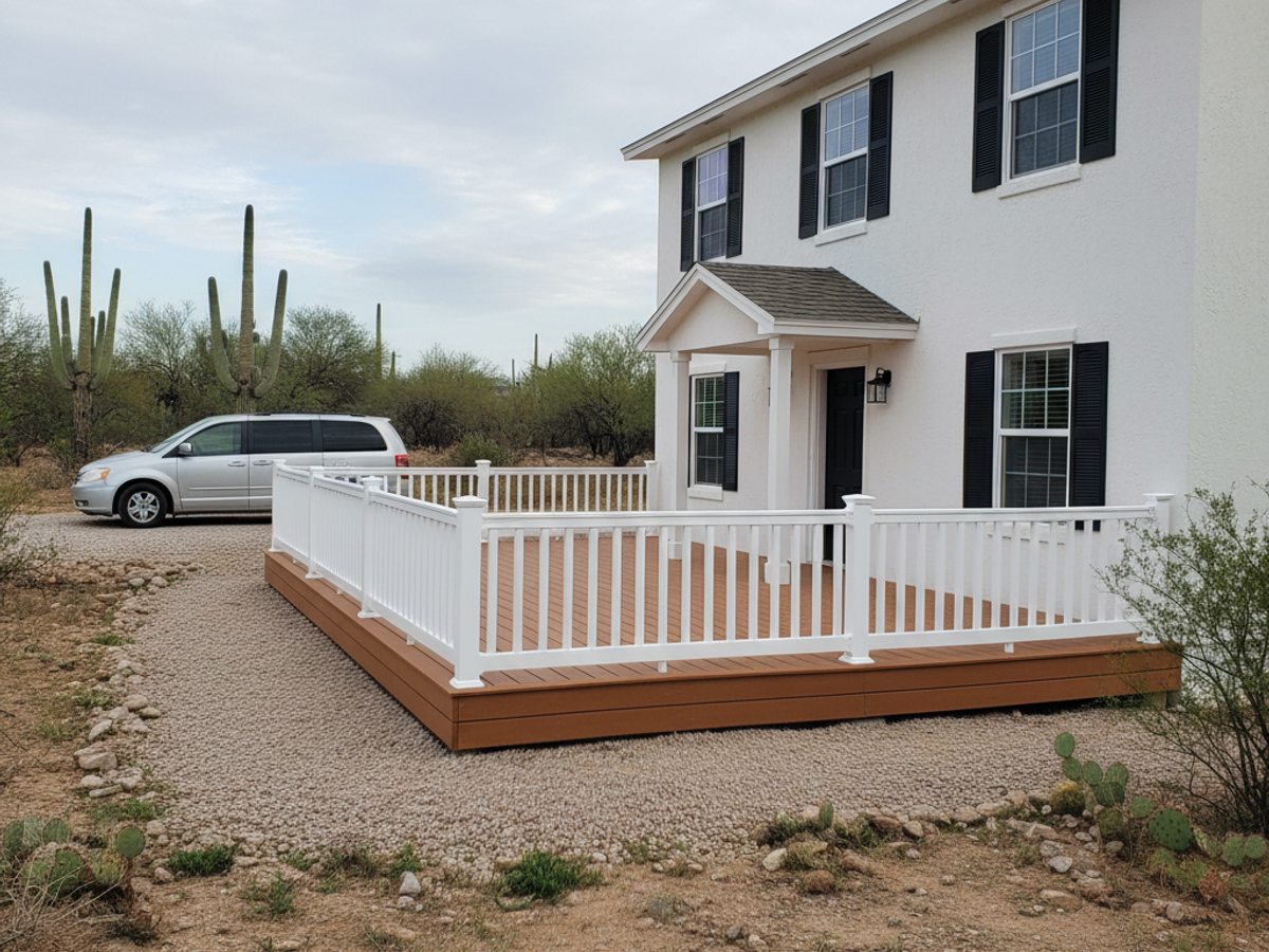 Deck Demolition & Removal completed by Aim High Deck Co in Apache Junction, AZ