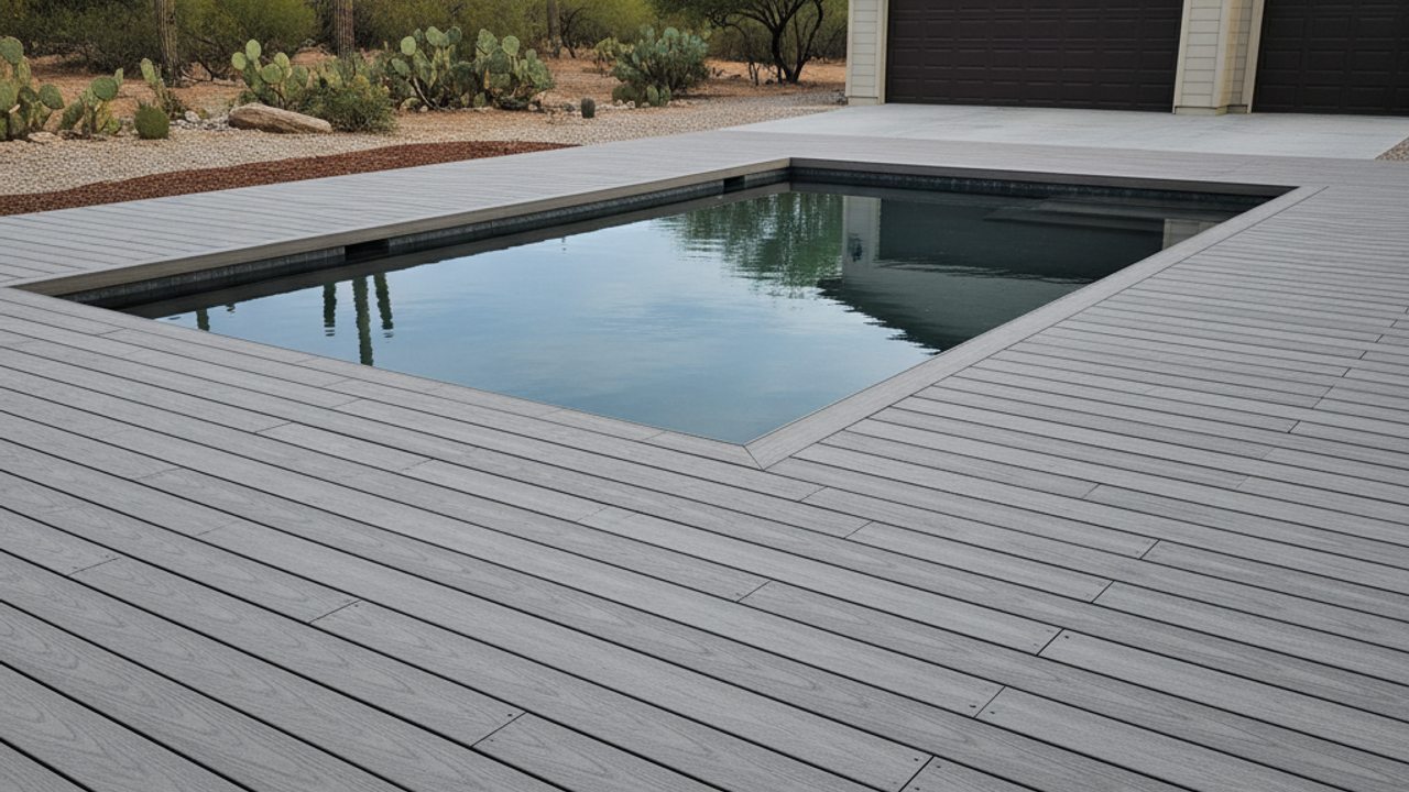 Composite Decking Installation completed by Aim High Deck Co in Chandler, AZ